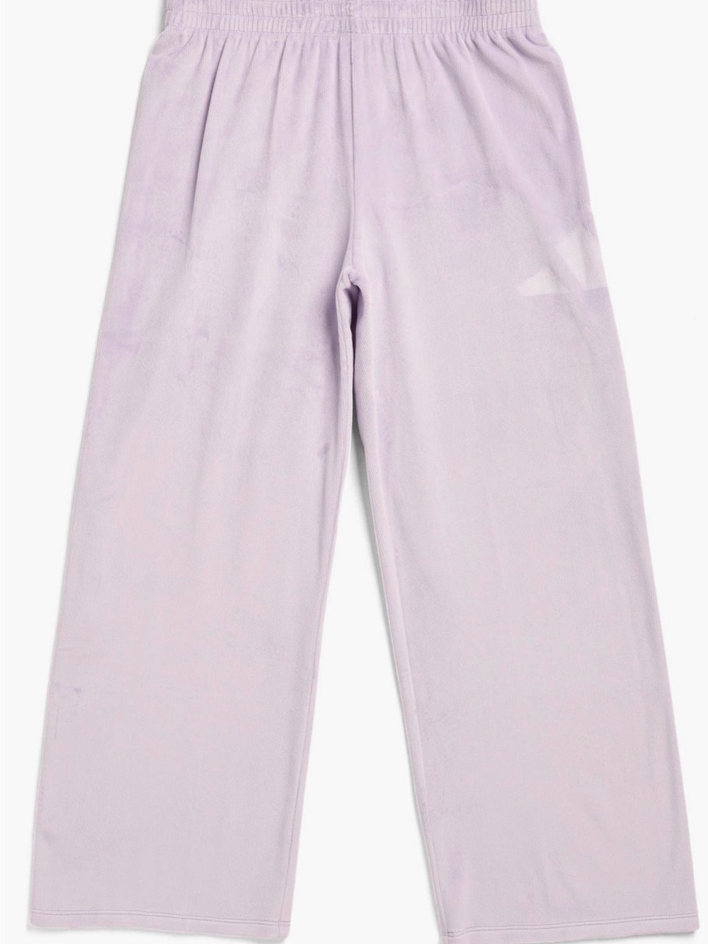 Adidas Girls Velour Wide Leg Pants - XL (16)